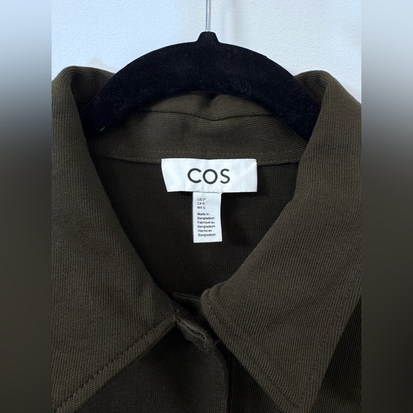 COS Flared Polo Shirt Dress - Picture 6 of 8